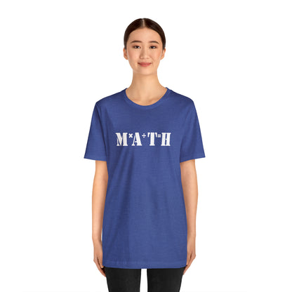 MATH - Unisex Jersey Short Sleeve Tee