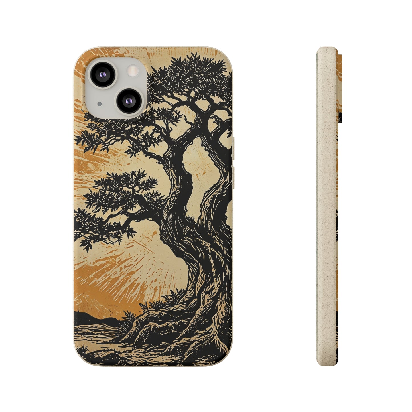 WOOD CUT CASE 4 - Biodegradable Cases