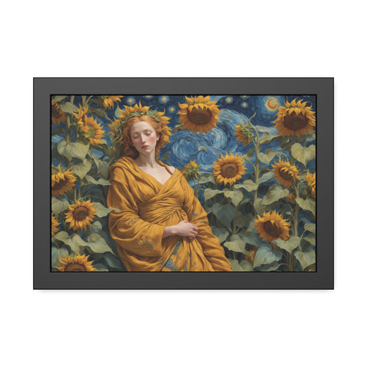 SUNFLOWER - Framed Paper Poster