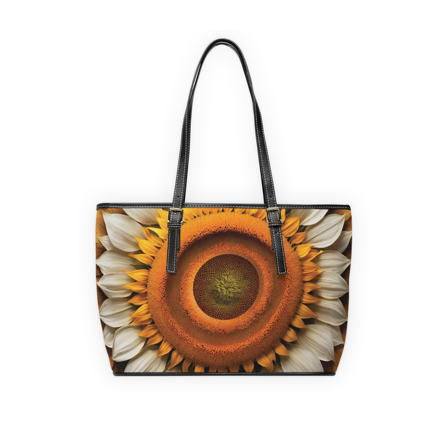 SUNFLOWER -PU  Leather Shoulder Bag_1