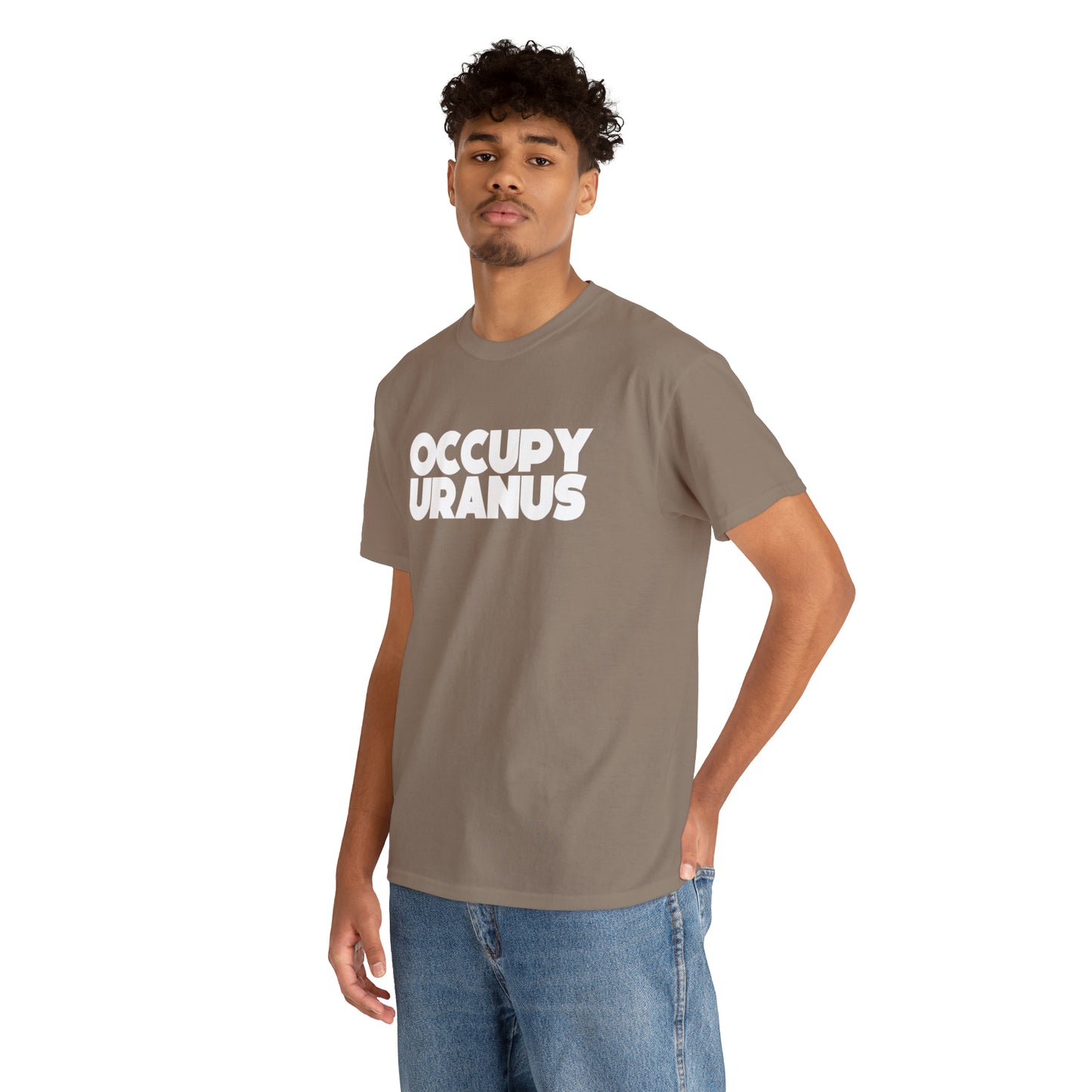 OCCUPY URANUS - Unisex Heavy Cotton Tee