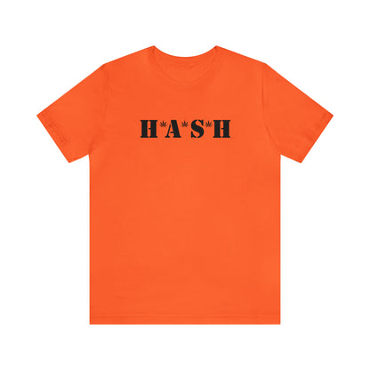 H*A*S*H BLACK LOGO- Unisex Jersey Short Sleeve Tee