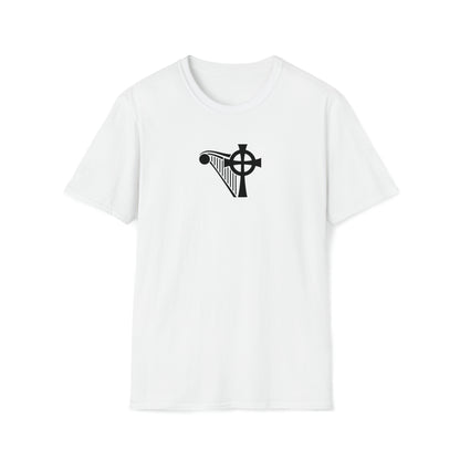 HARP & CROSS Black logo- Unisex Softstyle T-Shirt