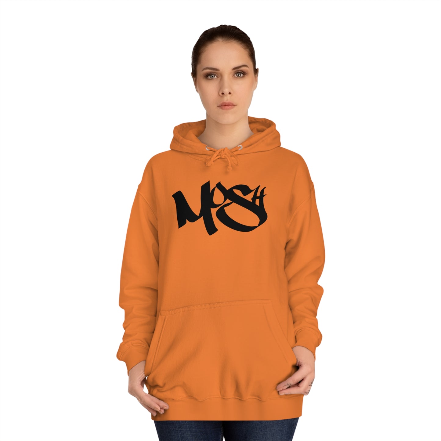 MOSH - BLACK LOGO Unisex College Hoodie