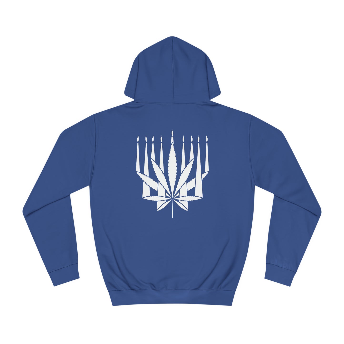 MENORAHJUANA WHITE - Unisex College Hoodie