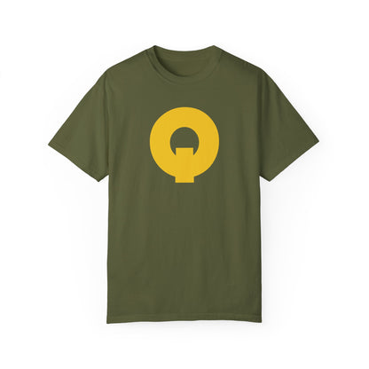 QUANTUM TRAINING - YELLOW LOGO Unisex Garment-Dyed T-shirt
