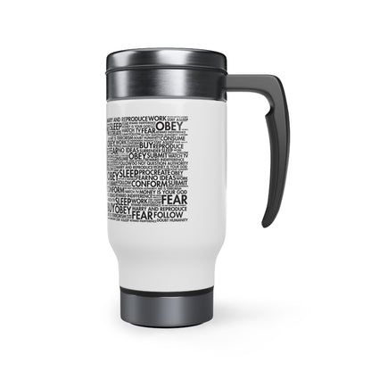 TRUTH - Stainless Steel Travel Mug with Handle, 14oz