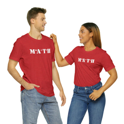 MATH - Unisex Jersey Short Sleeve Tee
