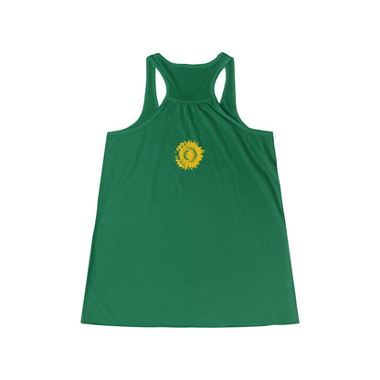 SUNFLOWER - Women's Flowy Racerback Tank