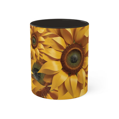 SUNFLOWER - Colorful Mugs, 11oz