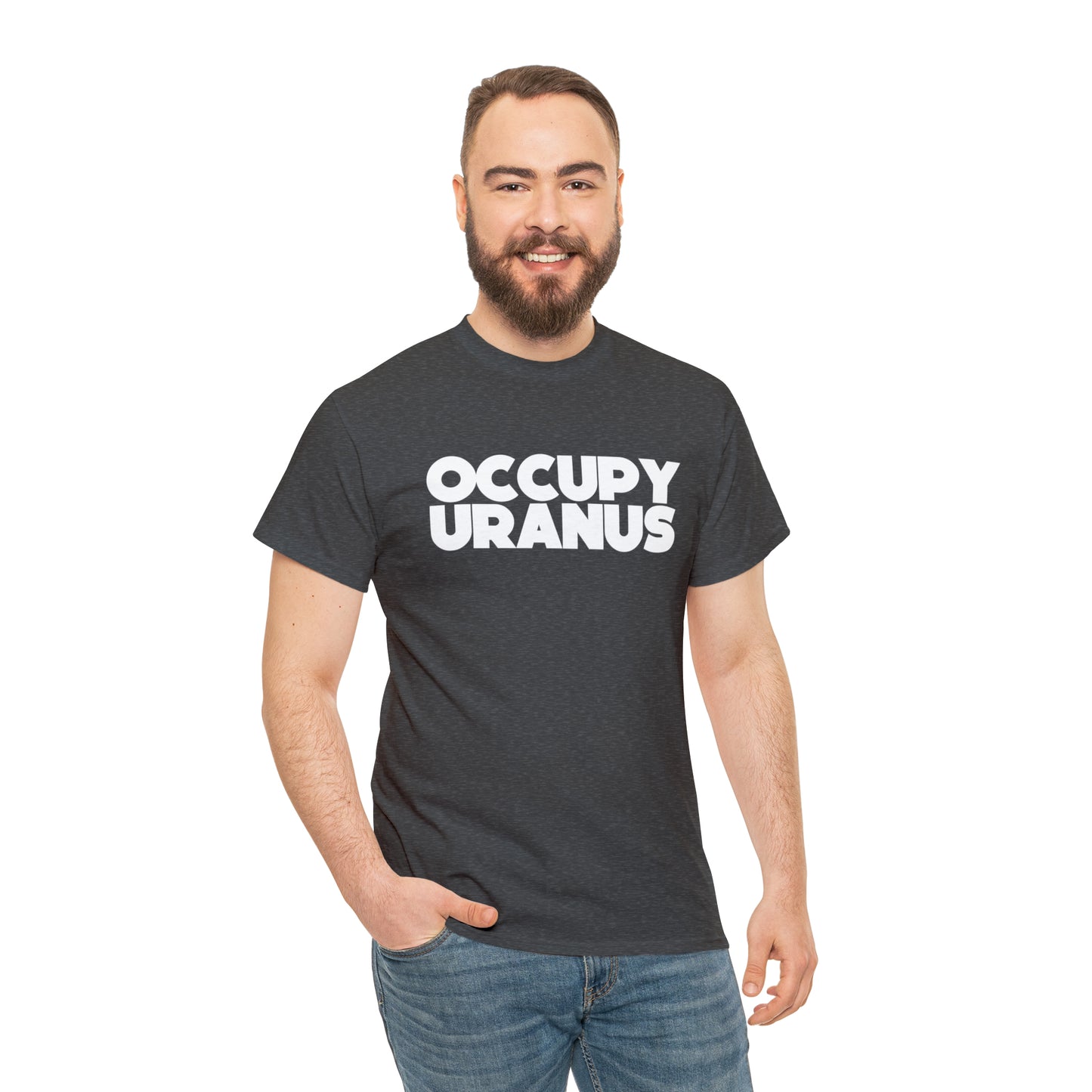 OCCUPY URANUS - Unisex Heavy Cotton Tee