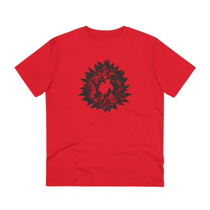 DARK GREY WREATH - Organic Creator T-shirt - Unisex