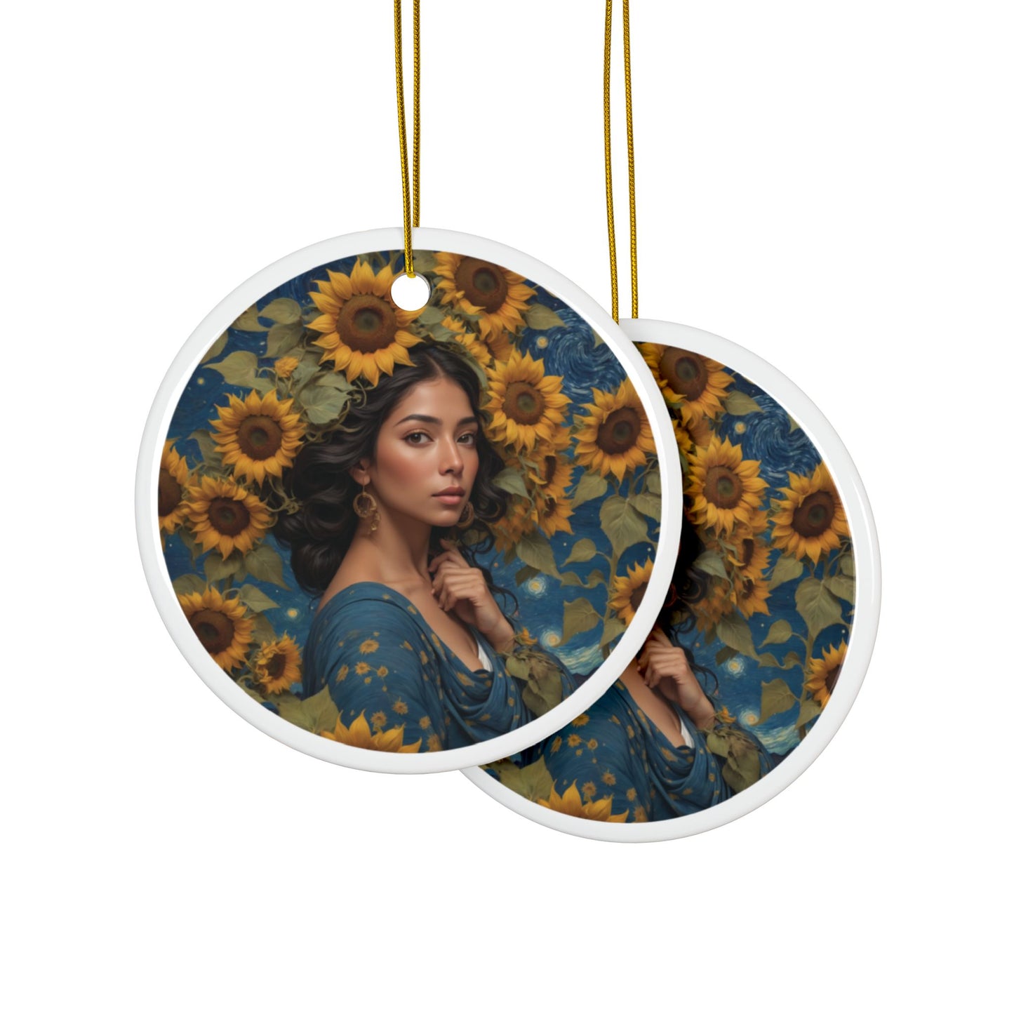 Sunflower Ornament 1
