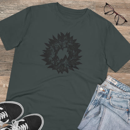 DARK GREY WREATH - Organic Creator T-shirt - Unisex