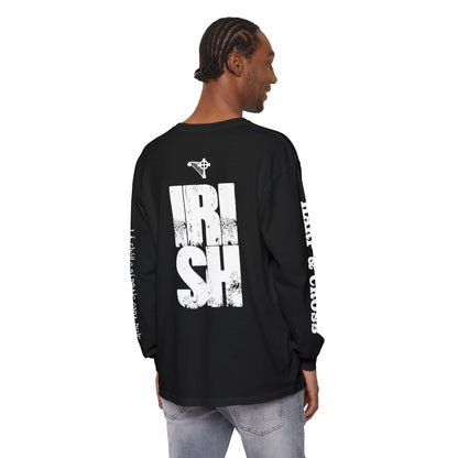 HARP & CROSS - Irish Leprechaun Graphic Long Sleeve T-Shirt-1