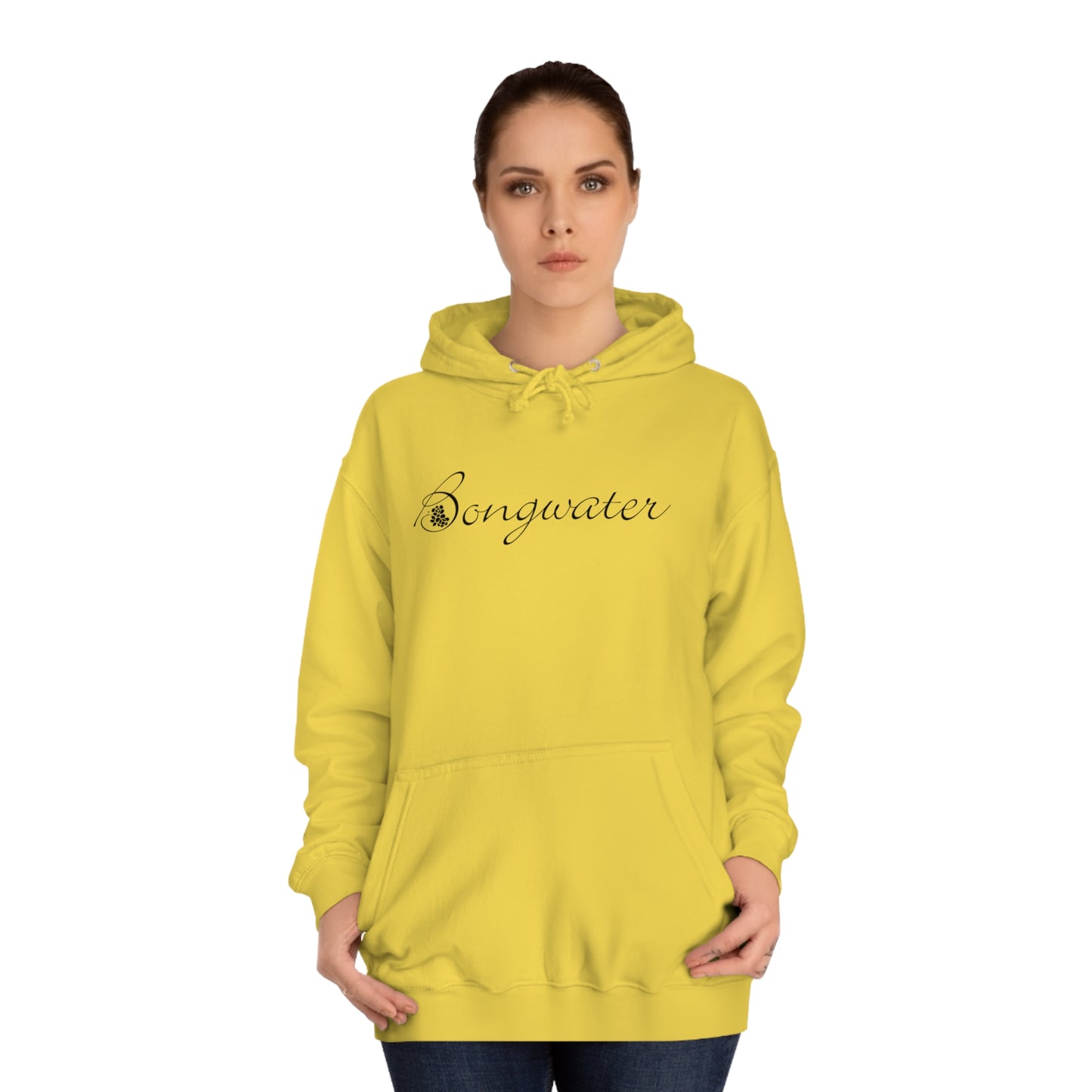 BONGWATER (black logo) - Unisex College Hoodie