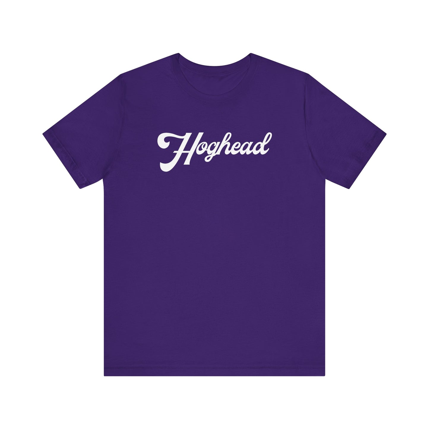 HOGHEAD - White Logo - Unisex Jersey Short Sleeve Tee
