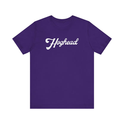 HOGHEAD - White Logo - Unisex Jersey Short Sleeve Tee