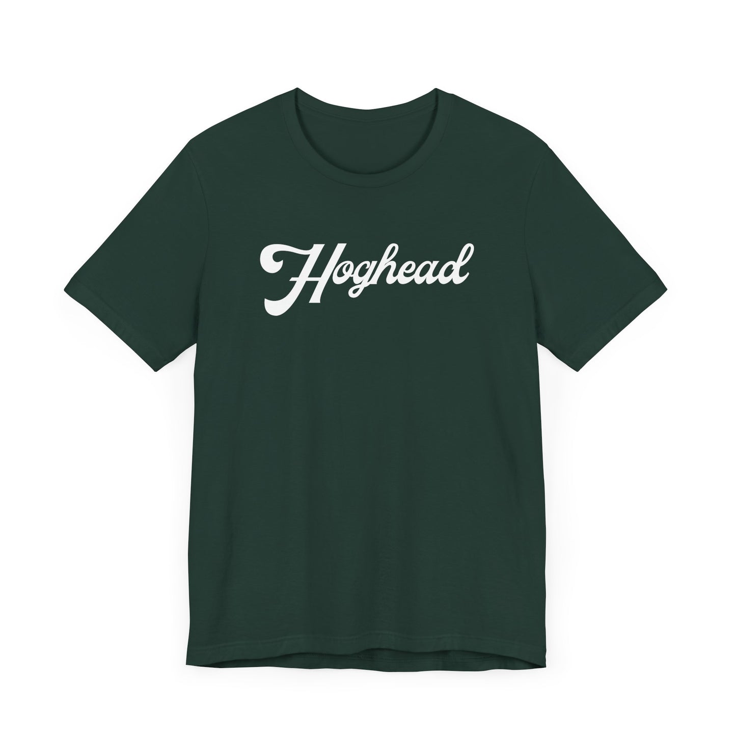 HOGHEAD - White Logo - Unisex Jersey Short Sleeve Tee