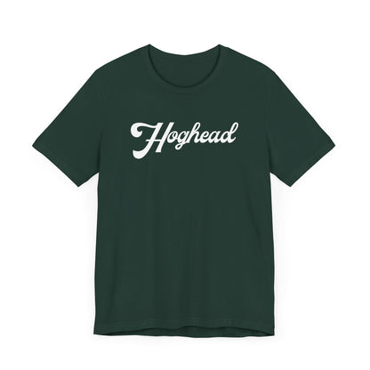 HOGHEAD - White Logo - Unisex Jersey Short Sleeve Tee