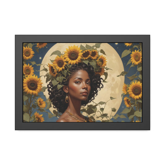 SUNFLOWER 5 - Framed Paper Poster