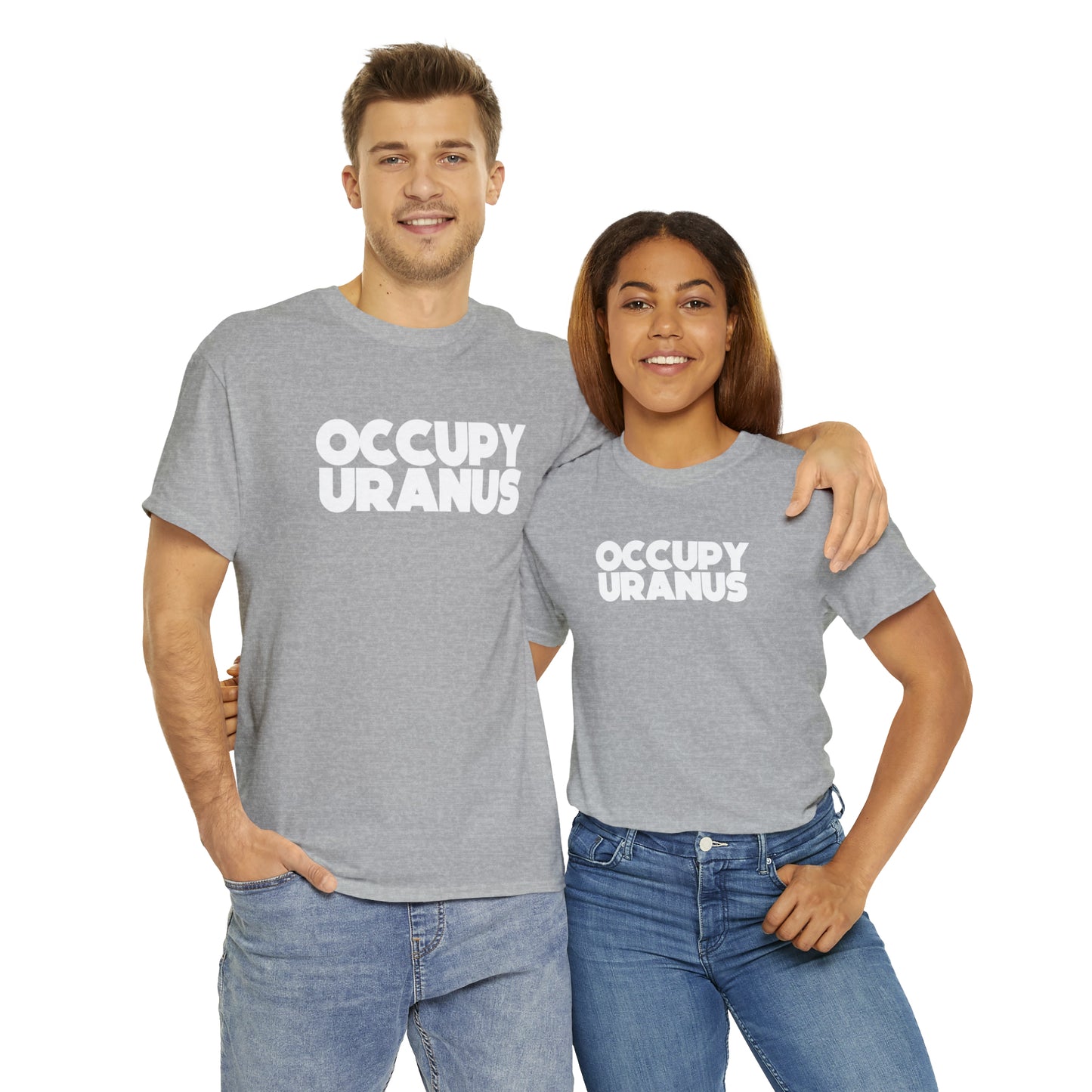 OCCUPY URANUS - Unisex Heavy Cotton Tee