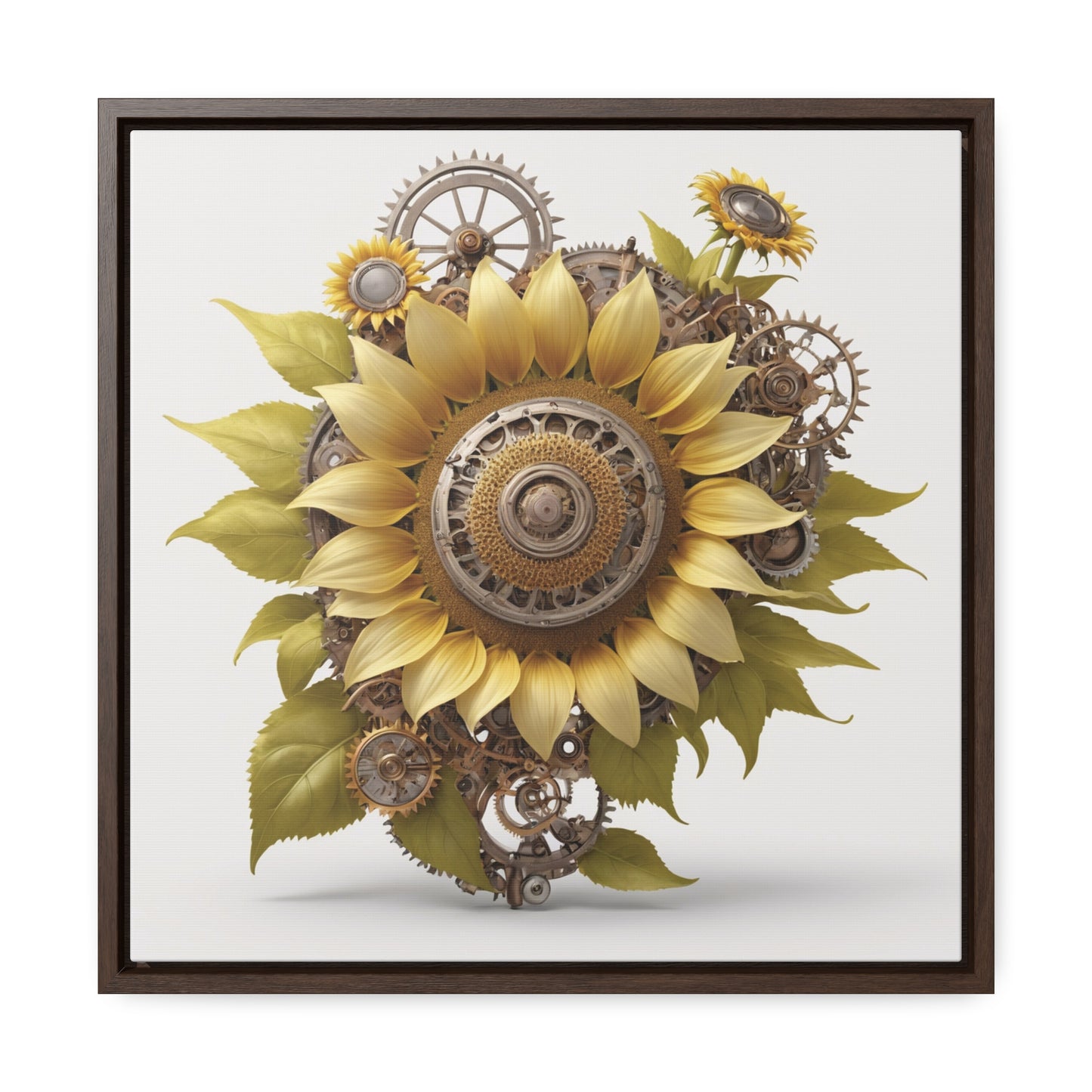 SUNFLOWER - Gallery Canvas Wraps, Square Frame
