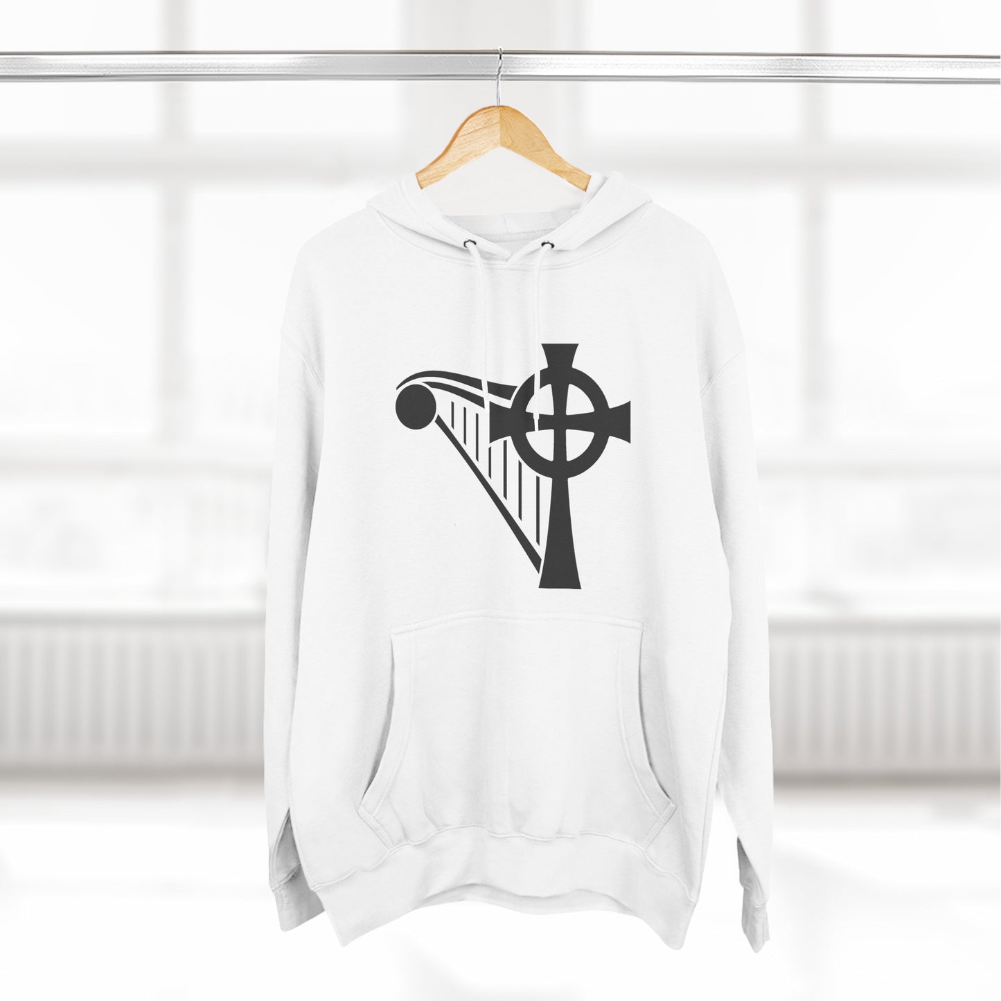 HARP & CROSS - BLACK LOGO - Unisex Premium Pullover Hoodie