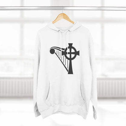 HARP & CROSS - BLACK LOGO - Unisex Premium Pullover Hoodie