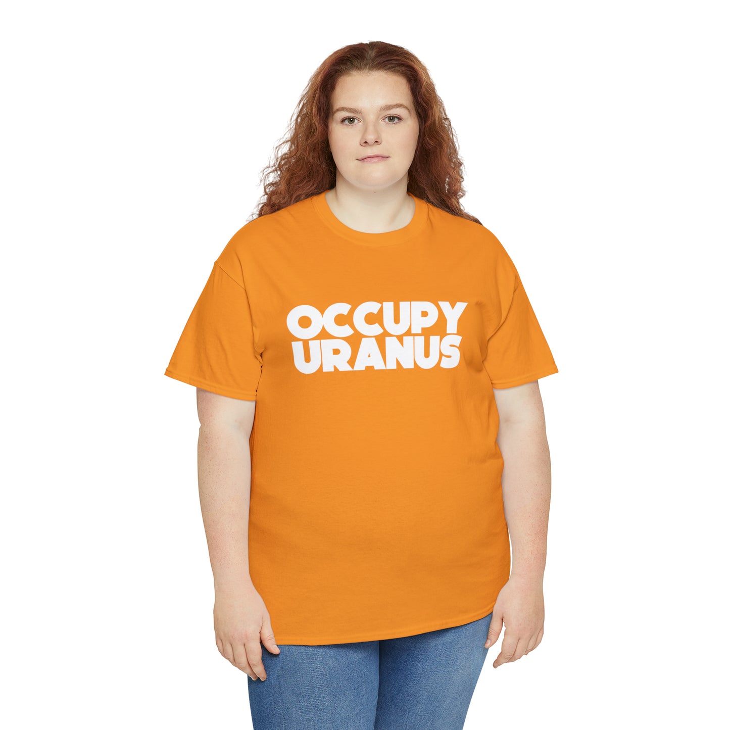 OCCUPY URANUS - Unisex Heavy Cotton Tee
