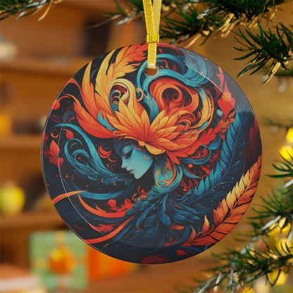 CELESTIAL Vibrant Glass Ornament