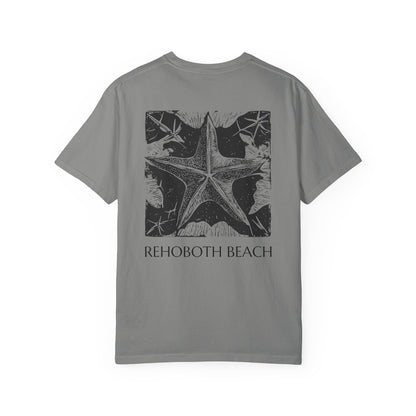 REHOBOTH BEACH - STARFISH - Unisex Garment-Dyed T-shirt