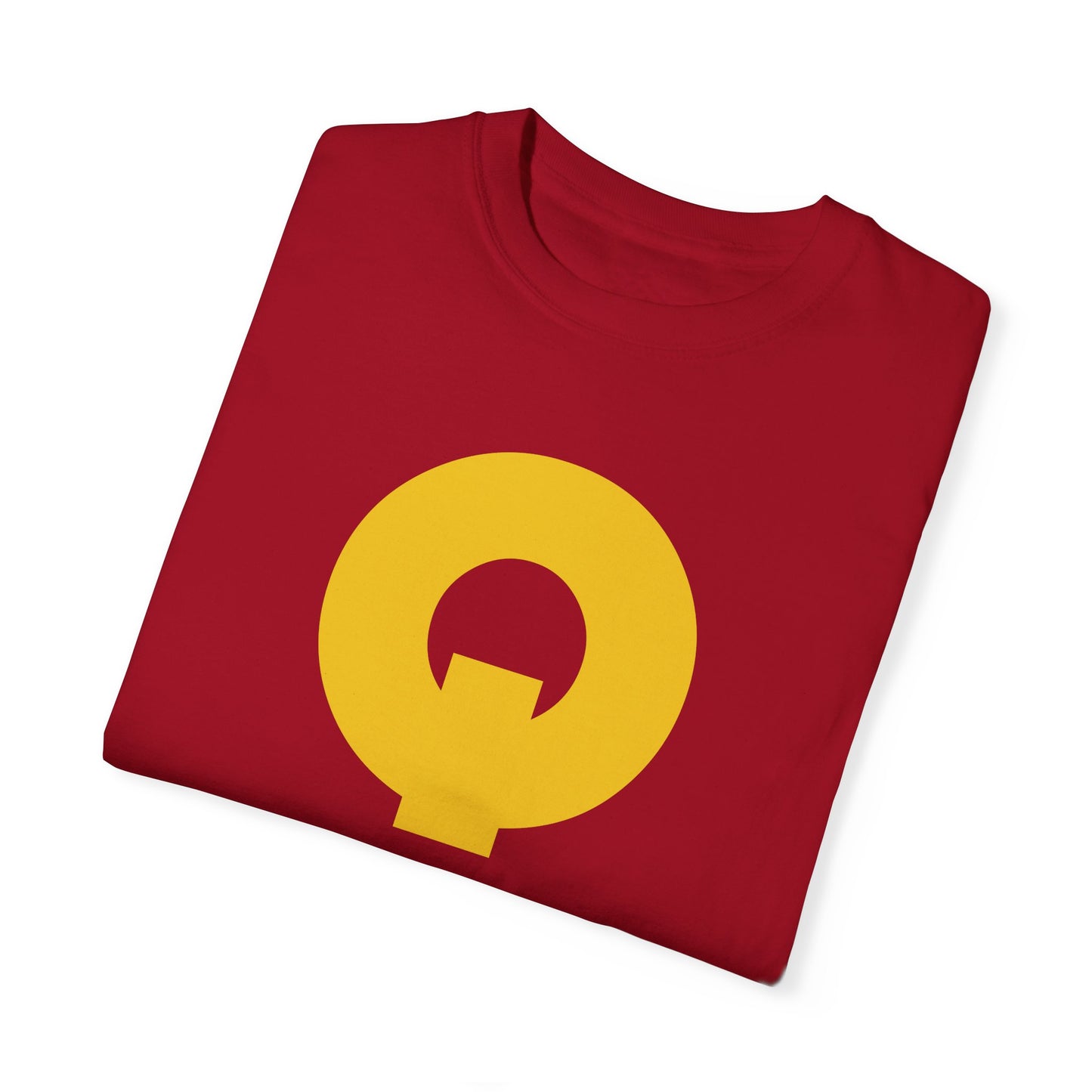 QUANTUM TRAINING - YELLOW LOGO Unisex Garment-Dyed T-shirt