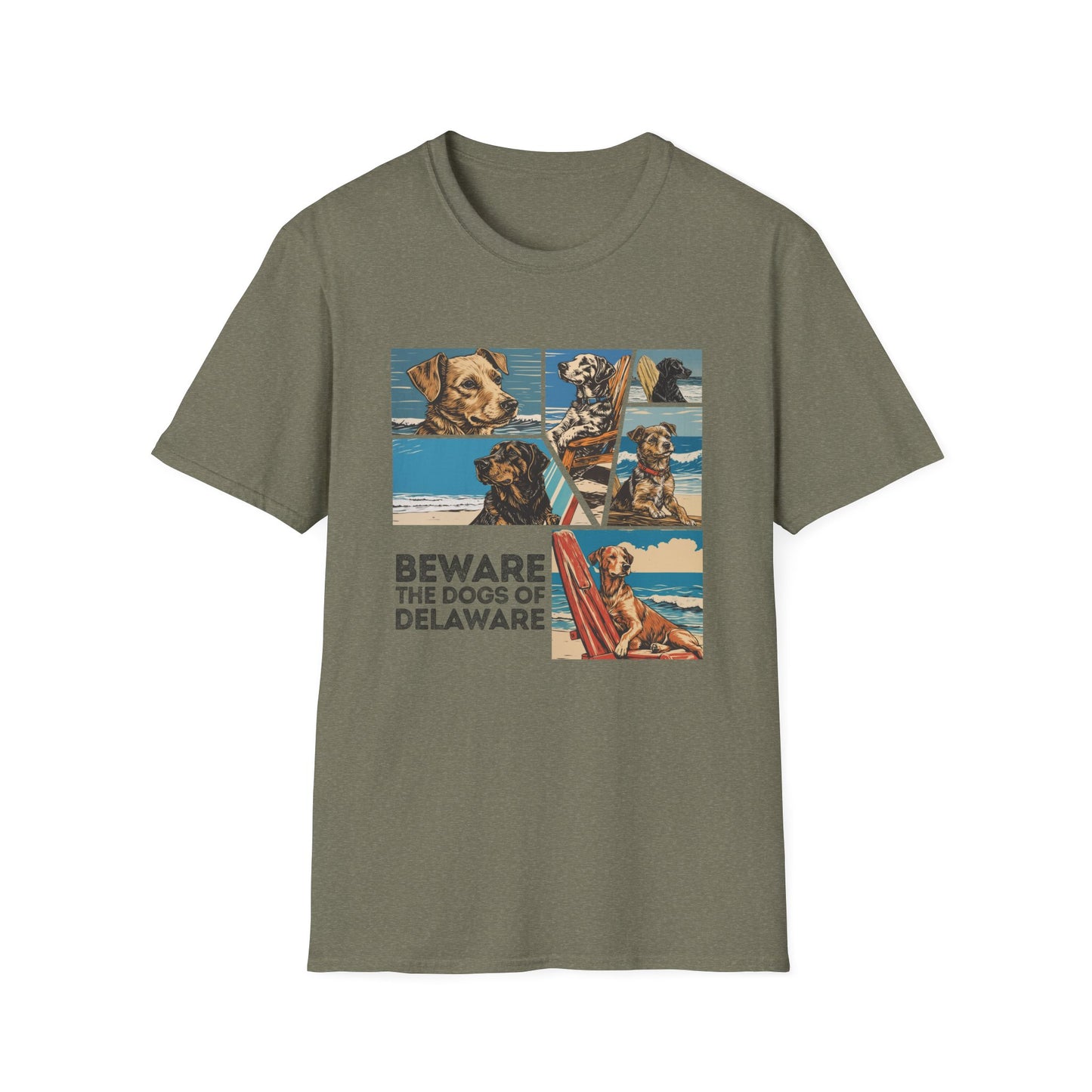 REHOBOTH - DOGS - Unisex Softstyle T-Shirt