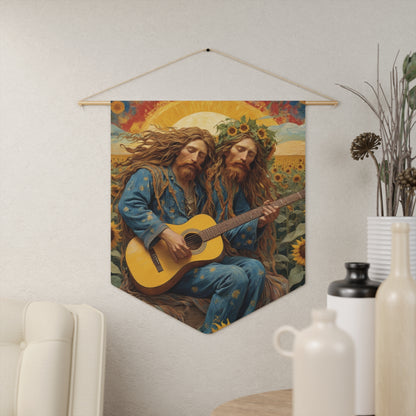 Sunflower Goddess Wall Pennant 13