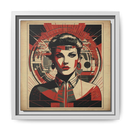 RETRO CHIC 1 - Framed Matte Canvas