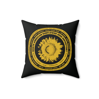 SUNFLOWER - Spun Polyester Square Pillow