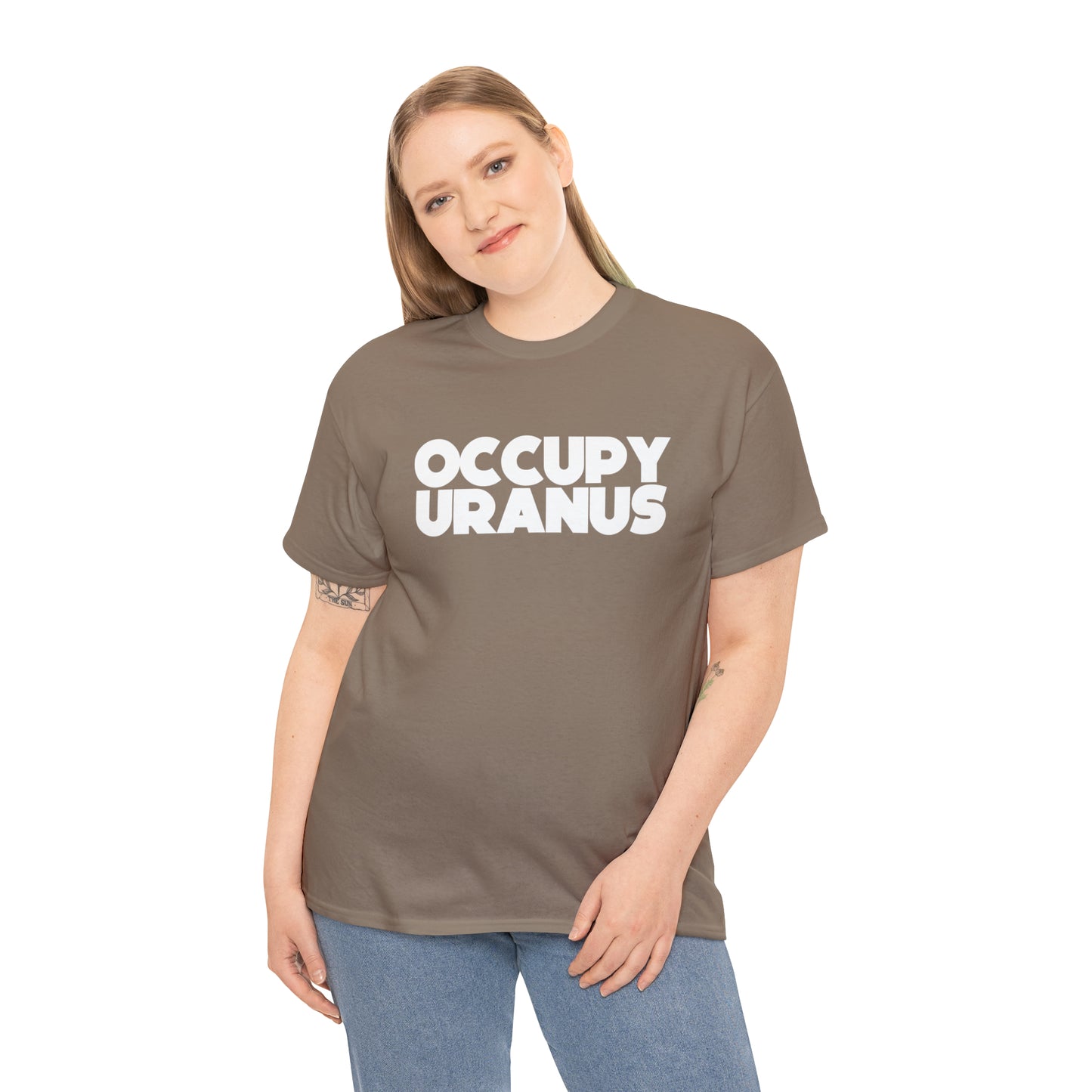OCCUPY URANUS - Unisex Heavy Cotton Tee
