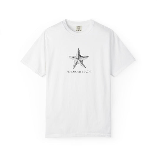 REHOBOTH BEACH - STARFISH - Unisex Garment-Dyed T-shirt