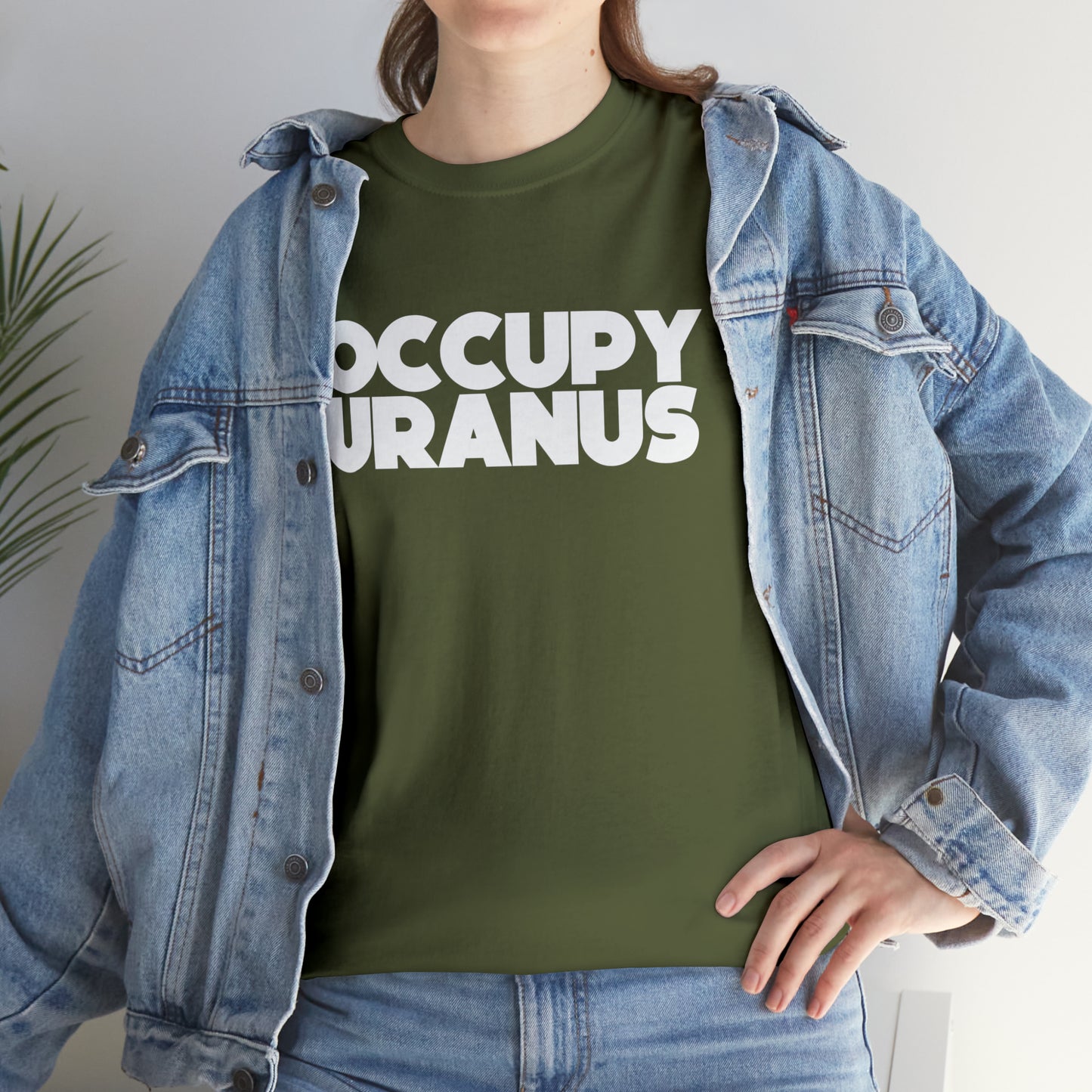 OCCUPY URANUS - Unisex Heavy Cotton Tee