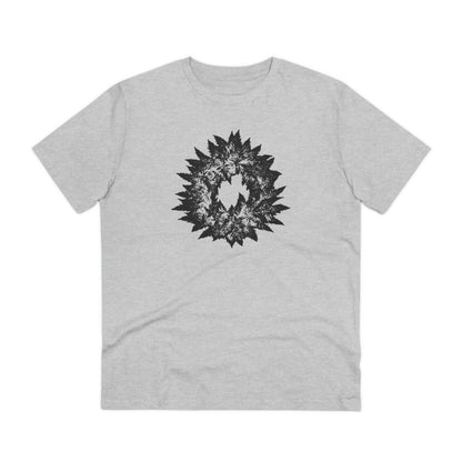 DARK GREY WREATH - Organic Creator T-shirt - Unisex