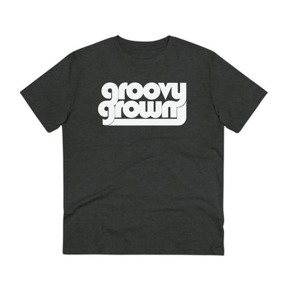 GROOVY GROWN - WHITE LOGO - Organic Creator T-shirt - Unisex