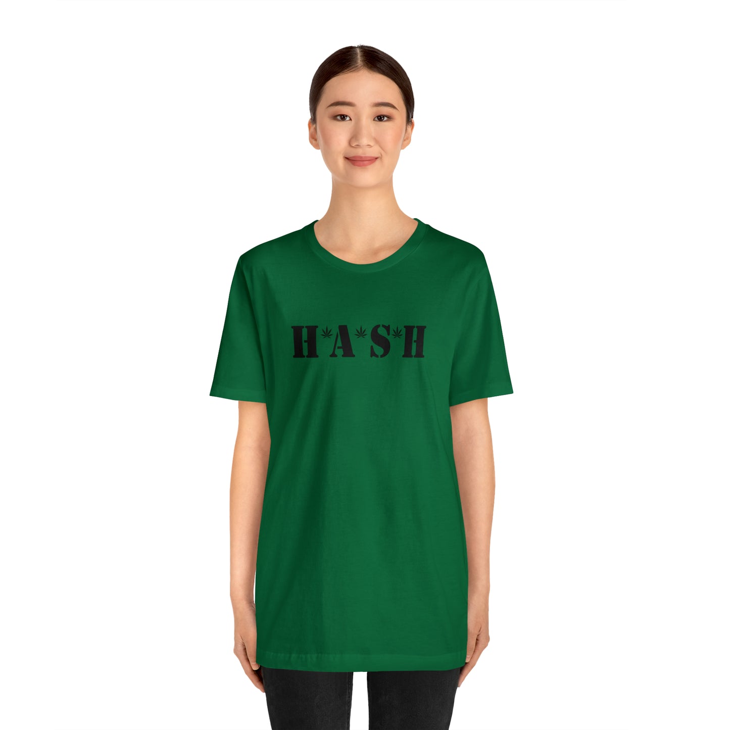 H*A*S*H BLACK LOGO- Unisex Jersey Short Sleeve Tee
