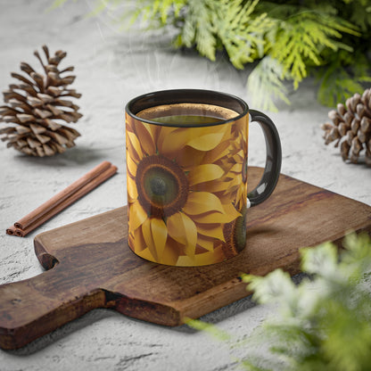 SUNFLOWER - Colorful Mugs, 11oz