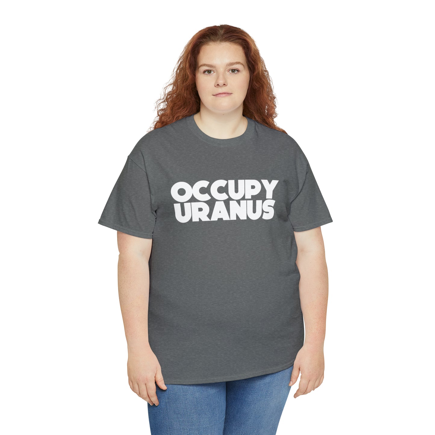 OCCUPY URANUS - Unisex Heavy Cotton Tee