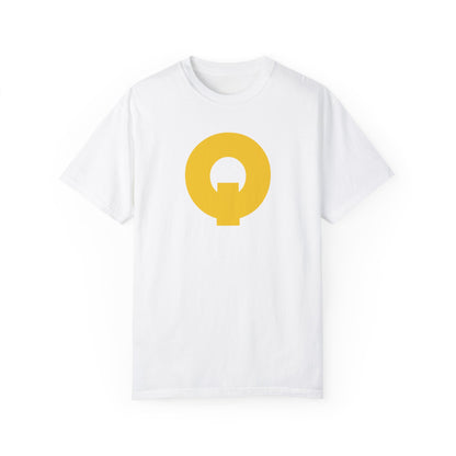 QUANTUM TRAINING - YELLOW LOGO Unisex Garment-Dyed T-shirt