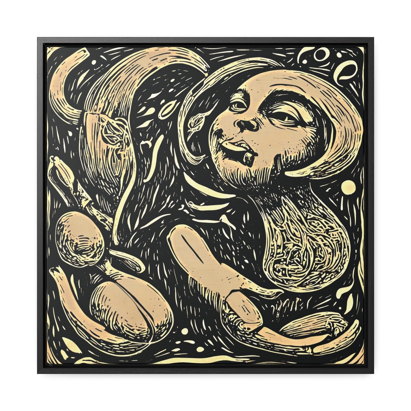 Wall Art - Gallery Canvas, Square Frame