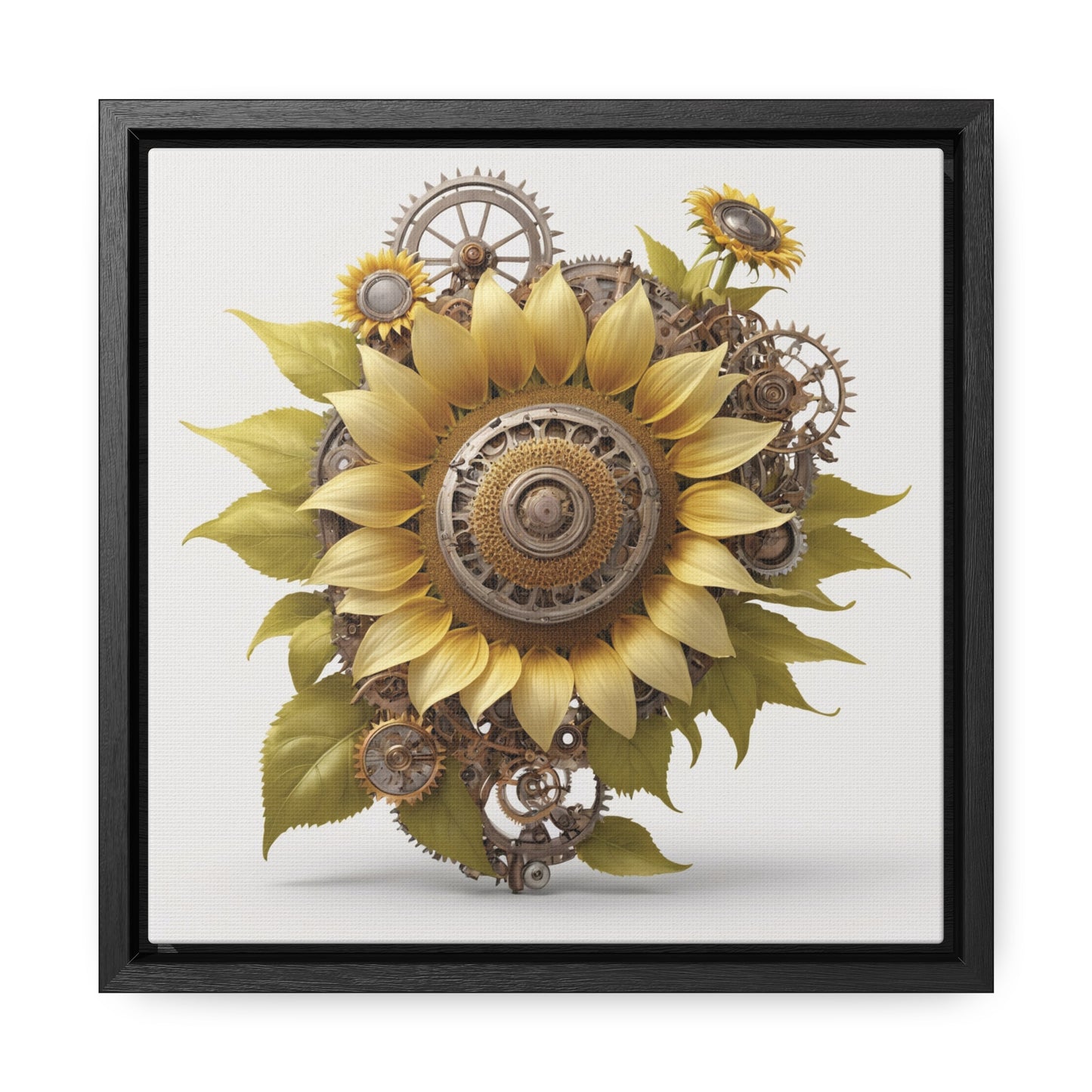 SUNFLOWER - Gallery Canvas Wraps, Square Frame