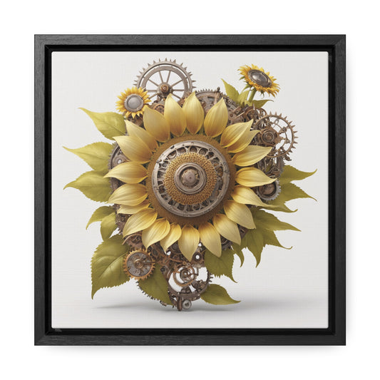 SUNFLOWER - Gallery Canvas Wraps, Square Frame