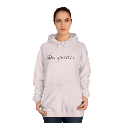 BONGWATER (black logo) - Unisex College Hoodie